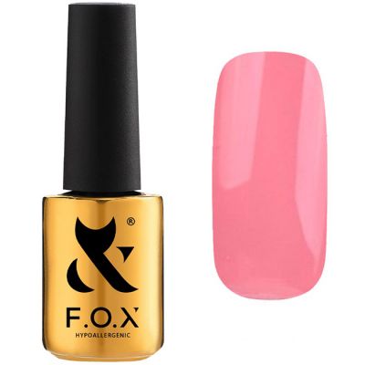 Гель-лак F.O.X Pigment Gel Polish №023 (темно-рожевий, емаль) 7 мл