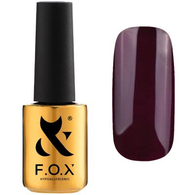 Гель-лак F.O.X Pigment Gel Polish №102 (сливовый, эмаль) 7 мл