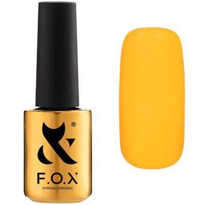 Гель-лак F.O.X Pigment Gel Polish №209 (мандариновый, эмаль) 7 мл