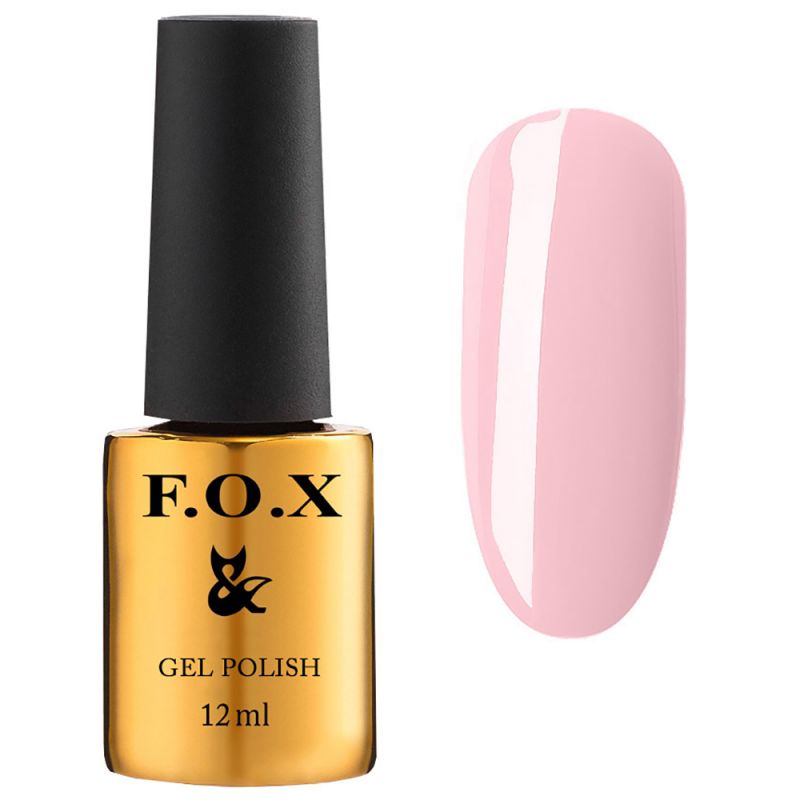 Гель-лак F.O.X Gel Polish French Panna Cotta Lollipop №004 (ніжно-рожевий, для френча) 12 мл