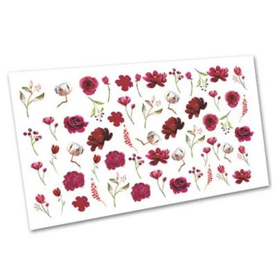 Слайдер-дизайн W3453 Красные цветы