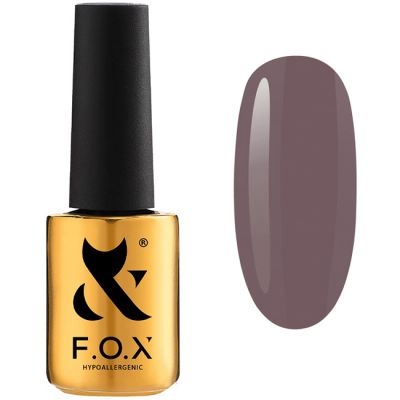 Гель-лак F.O.X Gel Vinyl Spectrum Spring №049 (сливово-шоколадний, емаль) 7 мл