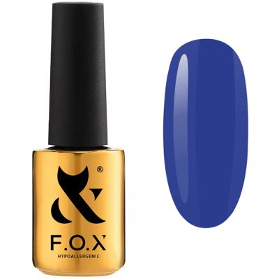 Гель-лак F.O.X Gel Vinyl Spectrum Spring №061 (синий, эмаль) 7 мл