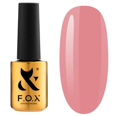 Гель-лак F.O.X Gel Vinyl Spectrum Elena №085 (теплий рожевий, емаль) 7 мл