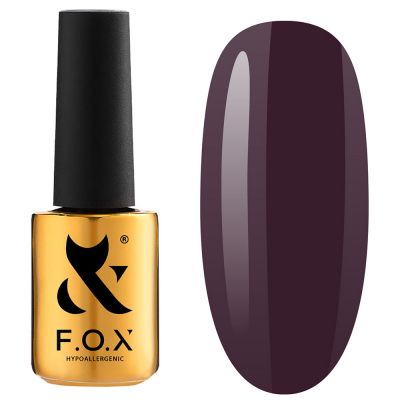 Гель-лак F.O.X Gel Vinyl Spectrum Angela №090 (баклажановый, эмаль) 7 мл