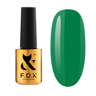 Гель-лак F.O.X Gel Vinyl Spectrum Natalie №105 (яскраво-зелений, емаль) 7 мл