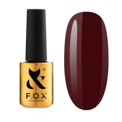 Гель-лак F.O.X Gel Vinyl Spectrum Madam №117 (темно-червоний, емаль) 7 мл