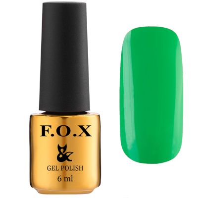 Гель-лак F.O.X Gel Polish Feel The Tropics Collection №512 (светло-зеленый, эмаль) 6 мл