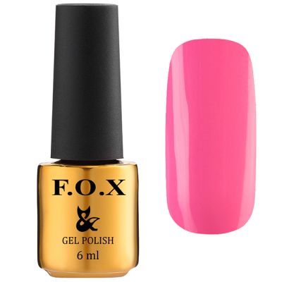 Гель-лак F.O.X Gel Polish Feel The Tropics Collection №513 (ярко-розовый, эмаль) 6 мл