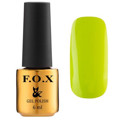 Гель-лак F.O.X Gel Polish Feel The Tropics Collection №517 (ярко-лимонный, эмаль) 6 мл