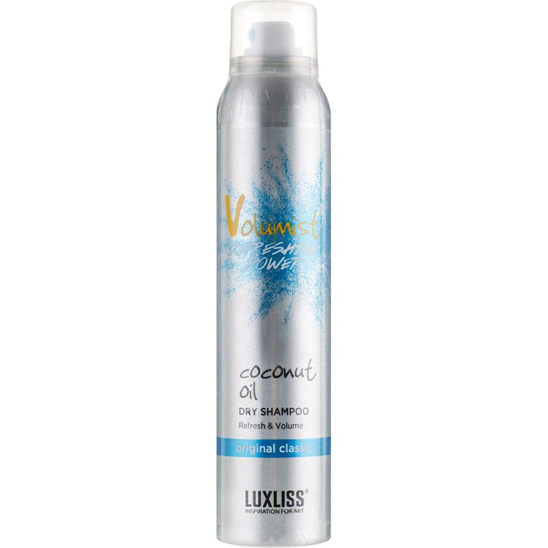 Сухий шампунь для обсягу волосся Luxliss Coconut Oil Dry Shampoo Original Classic 220 мл