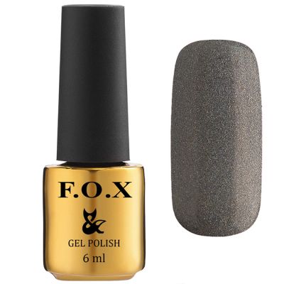 Гель-лак F.O.X Gel Polish Galaxy Collection №534 Юпитер (нежно-серый с микроблеском) 6 мл