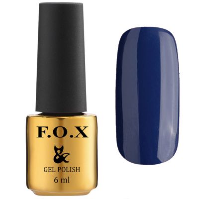 Гель-лак F.O.X Gel Polish Galaxy Collection №537 Уран (синий, эмаль) 6 мл