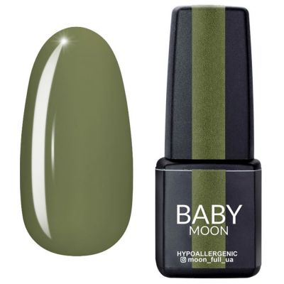 Гель-лак Baby Moon Green Sea №008 (ніжно-оливковий, емаль) 6 мл