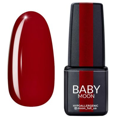 Гель-лак Baby Moon Red Chic №004 (вишневий, емаль) 6 мл