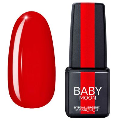 Гель-лак Baby Moon Red Chic №007 (червоний захід сонця, емаль) 6 мл