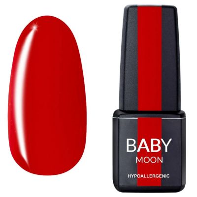 Гель-лак Baby Moon Red Chic №018 (червоний, емаль) 6 мл