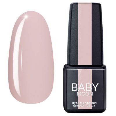 Гель-лак Baby Moon Sensual Nude №002 (ніжний персик, емаль) 6 мл