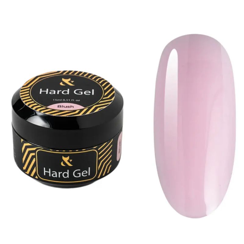 Моделирующий гель F.O.X Hard Gel Cover Blush (розовый) 15 мл
