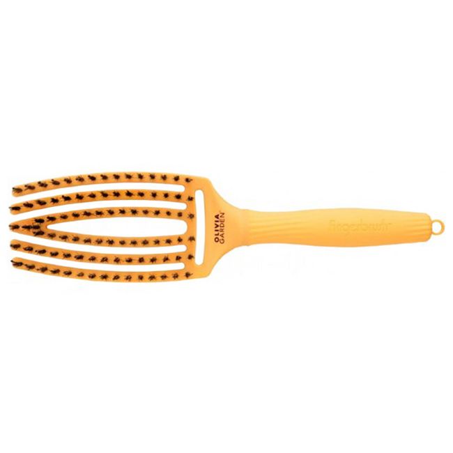 Щітка для укладання Olivia Garden Finger Brush Combo Medium Juicy Orange