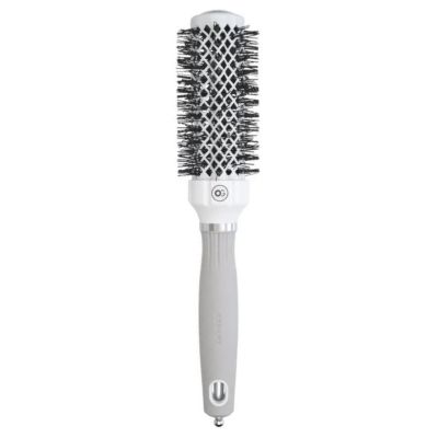 Термобрашинг для волос Olivia Garden Expert Blowout Shine Round Brush White & Grey 35 мм