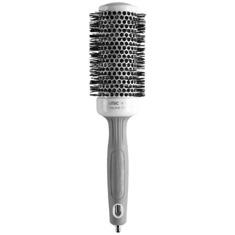 Термобрашинг для волос Olivia Garden Expert Blowout Shine Round Brush White & Grey 45 мм