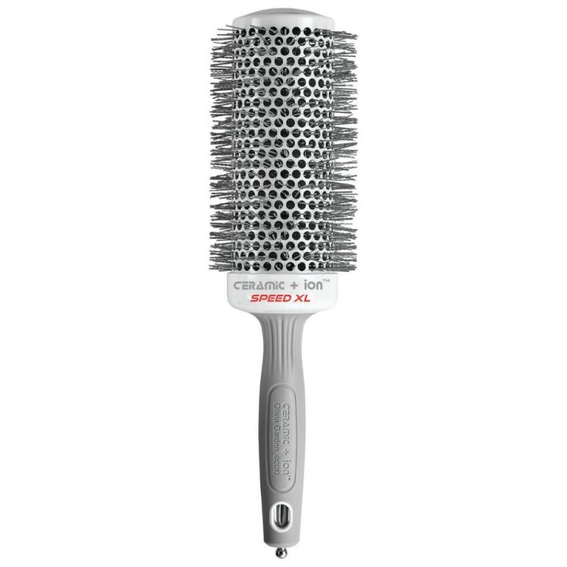 Термобрашинг для волосся Olivia Garden Blowout Speed Wavy Wavy Bristles White & Grey 55 мм