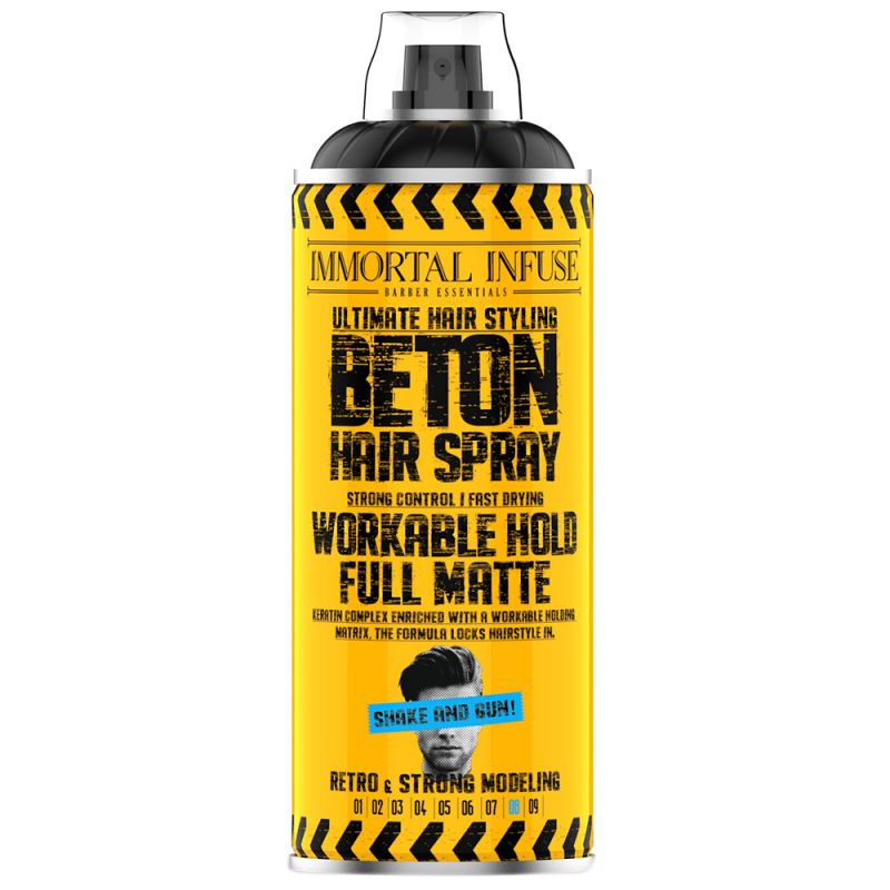 Спрей для укладання волосся матовий Immortal Infuse Beton Hair Spray Full Matte 400 мл