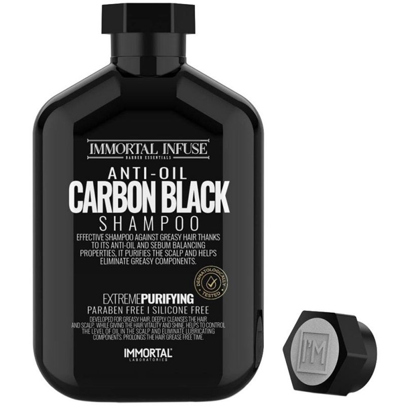 Шампунь для жирных волос Immortal Infuse Anti-Oil Carbon Black Shampoo 500 мл