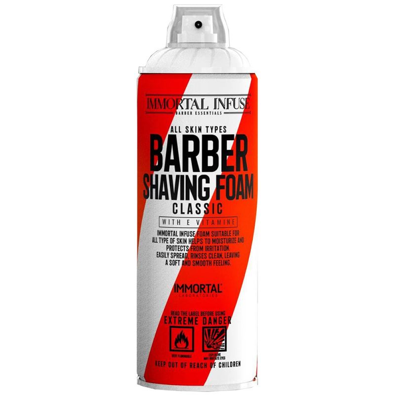 Пена для бритья Immortal Infuse Barber Shaving Foam Classic 500 мл
