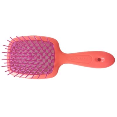 Гребінець для волосся Janeke 1830 Superbrush The Original Italian Coral Violet
