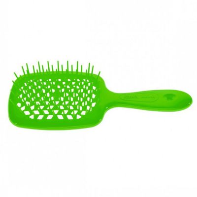 Расческа для волос Janeke 1830 Superbrush The Original Italian Green Neon