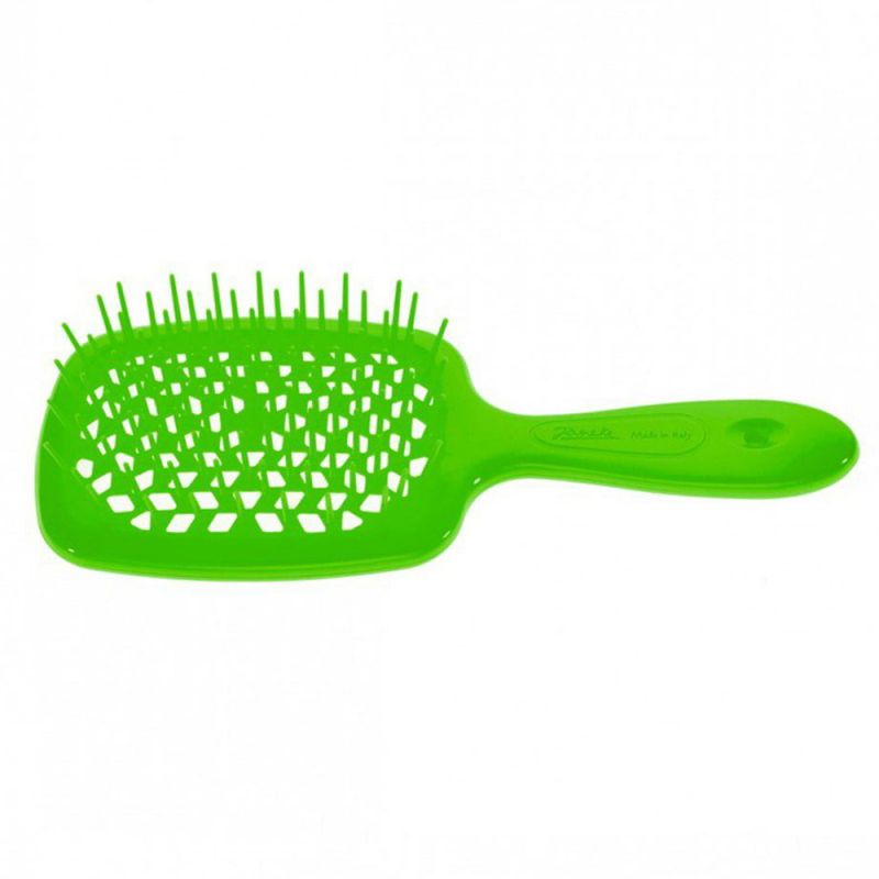 Гребінець для волосся Janeke 1830 Superbrush The Original Italian Green Neon