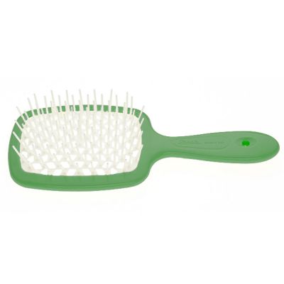 Гребінець для волосся Janeke 1830 Superbrush The Original Italian light Green White