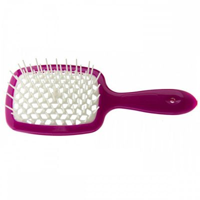 Гребінець для волосся Janeke 1 830 Superbrush The Original Italian Lilac White