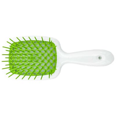 Гребінець для волосся Janeke 1830 Superbrush The Original Italian White Light Green