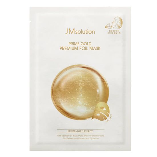 Маска для лица JMsolution Prime Gold Premium Foil Mask (с коллоидным золотом) 30 мл