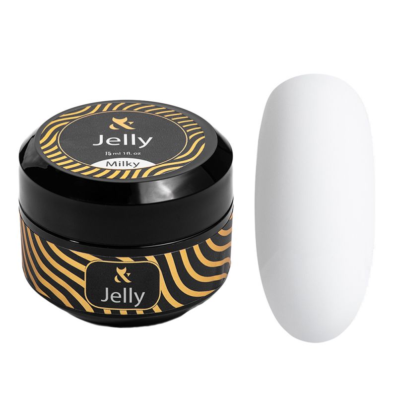 Моделюючий гель-желе F.O.X Jelly Cover Milky (молочний) 15 мл