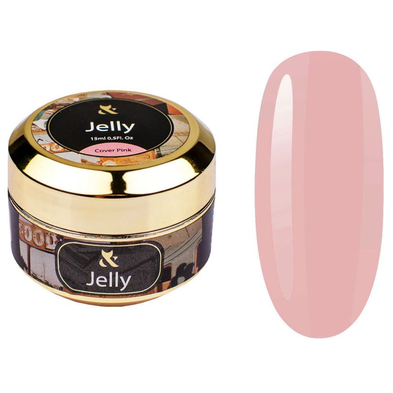 Моделюючий гель-желе F.O.X Jelly Cover Pink (рожевий) 15 мл