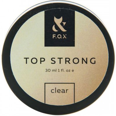 Топ для гель-лака F.O.X Top Strong (банка) 30 мл