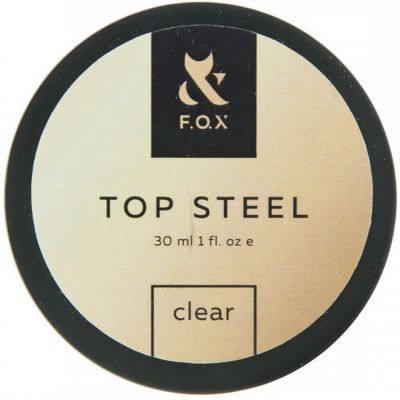 Топ для гель-лаку F.O.X Top Steel (банка) 30 мл
