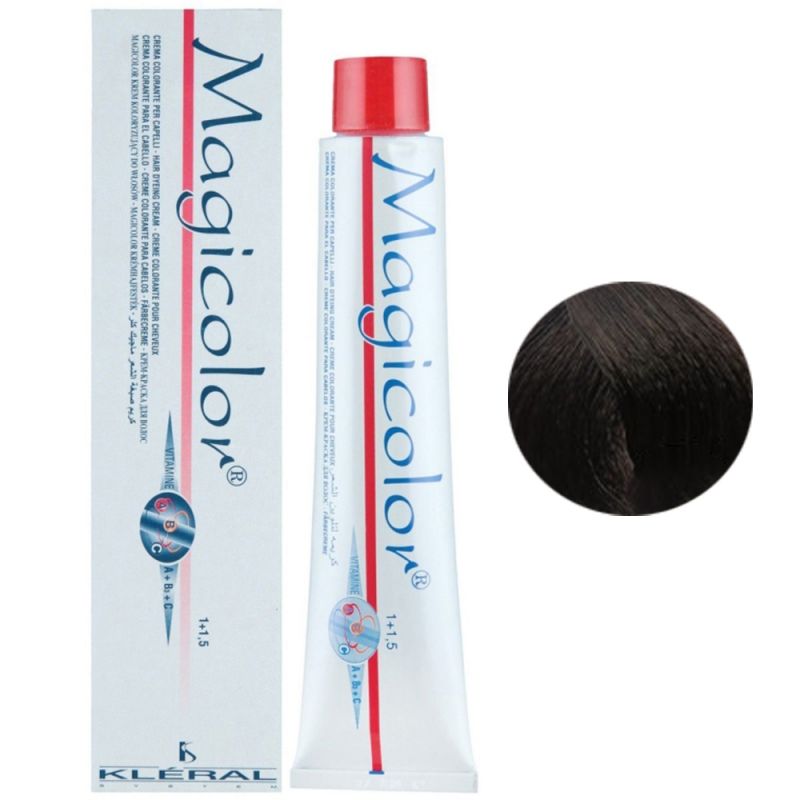Крем-фарба для волосся Kleral System Magicolor 5.0 (інтенсивний світлий каштан) 100 мл