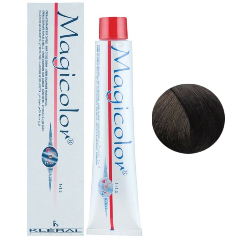 Крем-фарба для волосся Kleral System Magicolor 5.1 (5C) (попелястий світло-каштановий) 100 мл