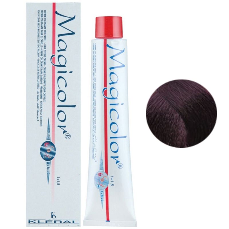 Крем-фарба для волосся Kleral System Magicolor 5.20 (світло-фіолетовий каштан) 100 мл
