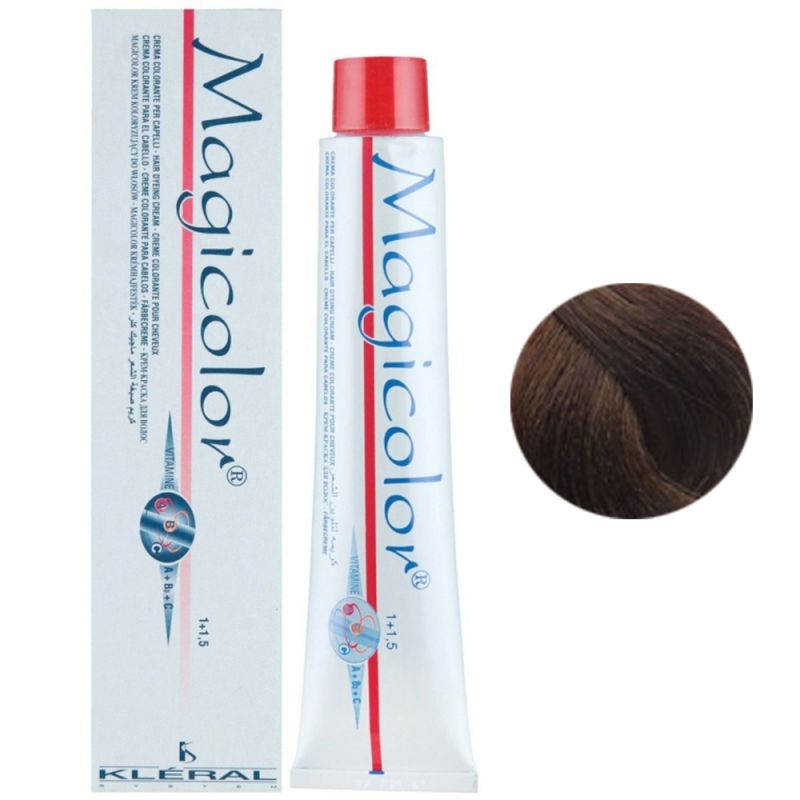 Крем-фарба для волосся Kleral System Magicolor 5.31 (молочний шоколад) 100 мл