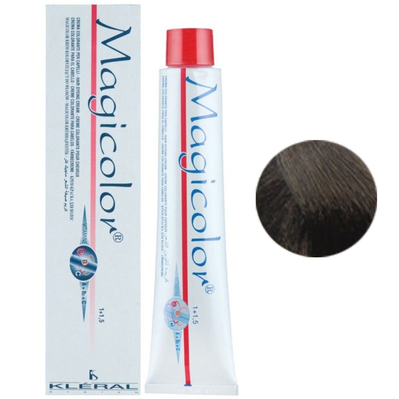 Крем-фарба для волосся Kleral System Magicolor 6.1 (6C) (попелястий темний блондин) 100 мл