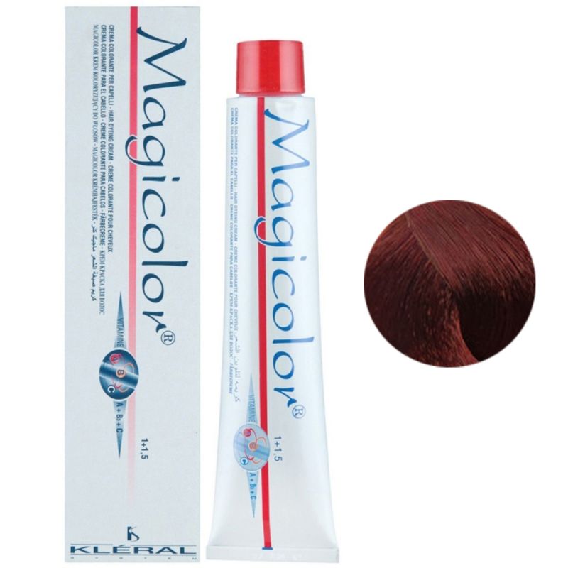 Крем-фарба для волосся Kleral System Magicolor 6.64 (мідно-червоний темний блондин) 100 мл