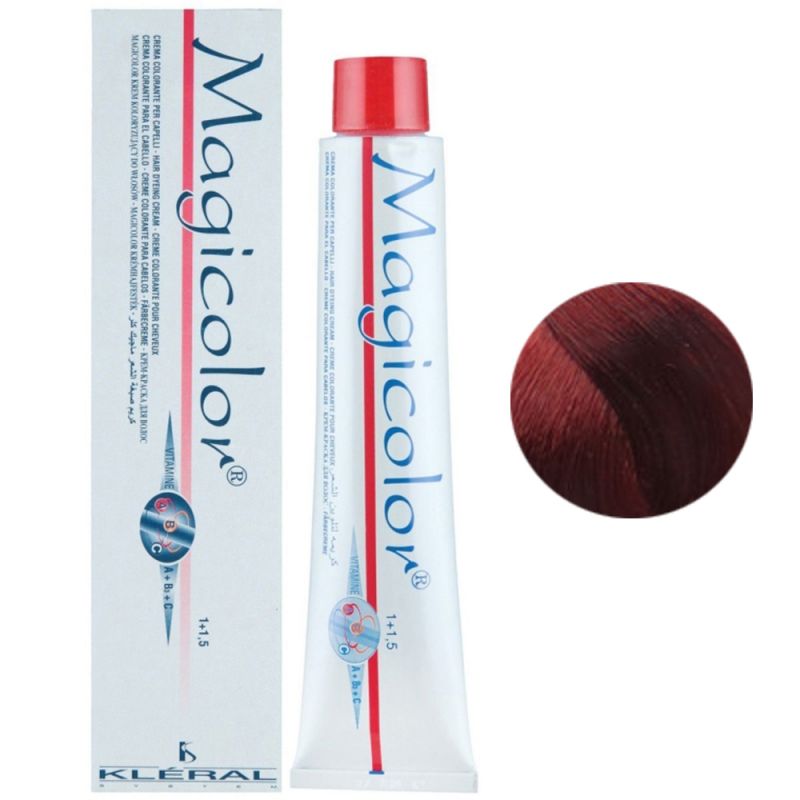 Крем-фарба для волосся Kleral System Magicolor 6.66 (яскраво-червоний темний блондин) 100 мл