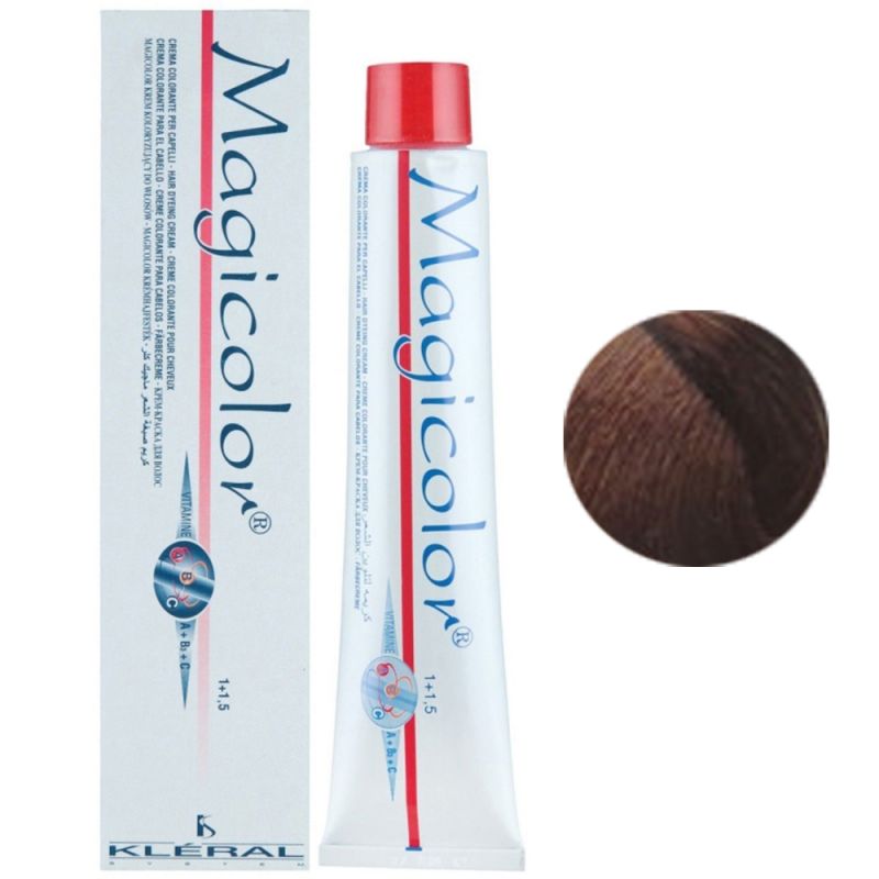 Крем-фарба для волосся Kleral System Magicolor 7.35 (блонд теплого тютюнового відтінку) 100 мл