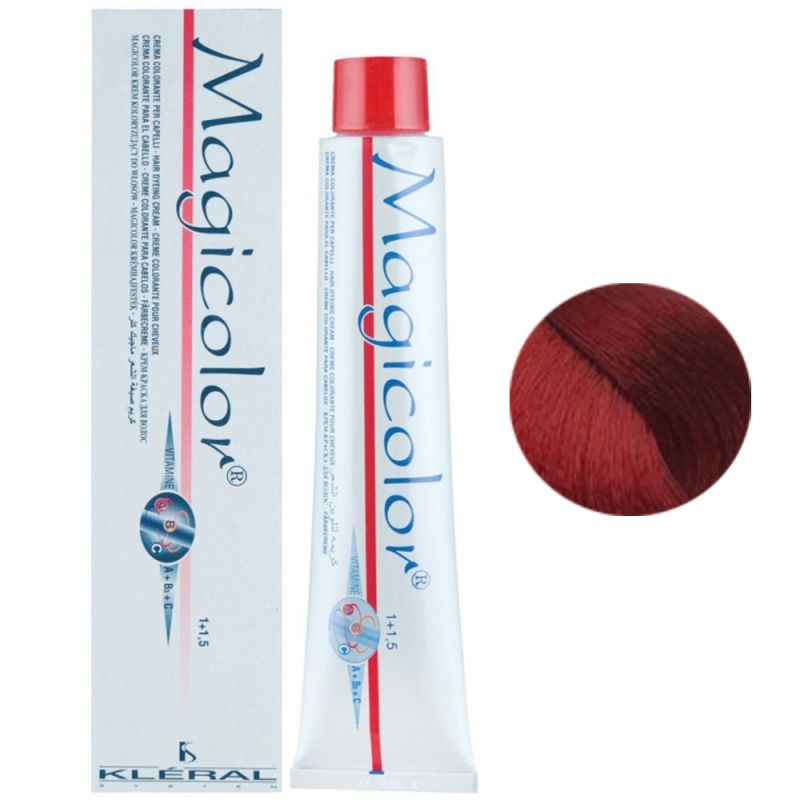 Крем-фарба для волосся Kleral System Magicolor 7.56 (блонд махагон червоний) 100 мл